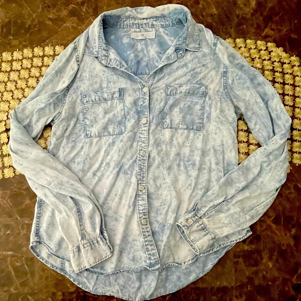 Acid Wash Button Down